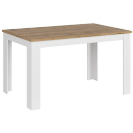 Stół rozkładany Max Biały/Dąb wotan